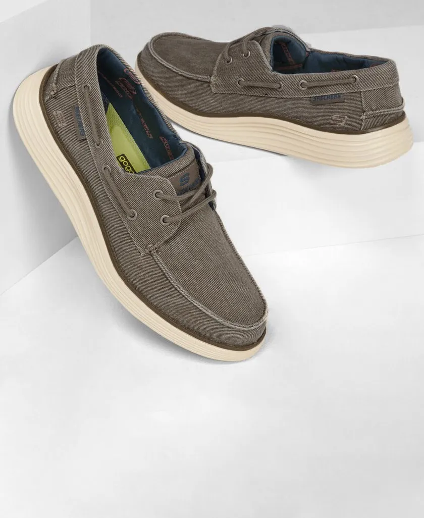 Skechers Status 2.0 Lorano 65908 Canvas boat shoe