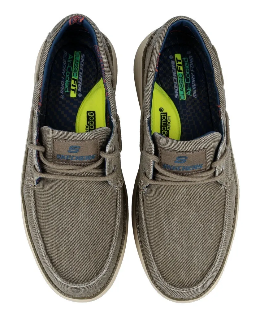 Skechers Status 2.0 Lorano 65908 Canvas boat shoe