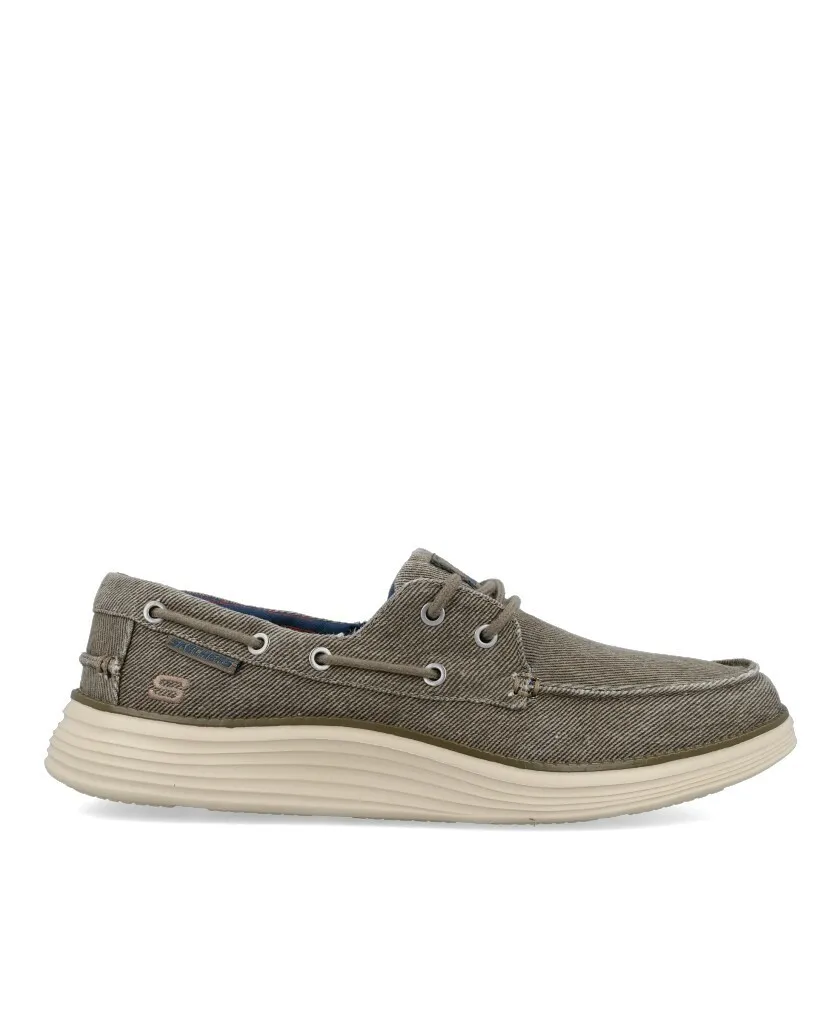 Skechers Status 2.0 Lorano 65908 Canvas boat shoe