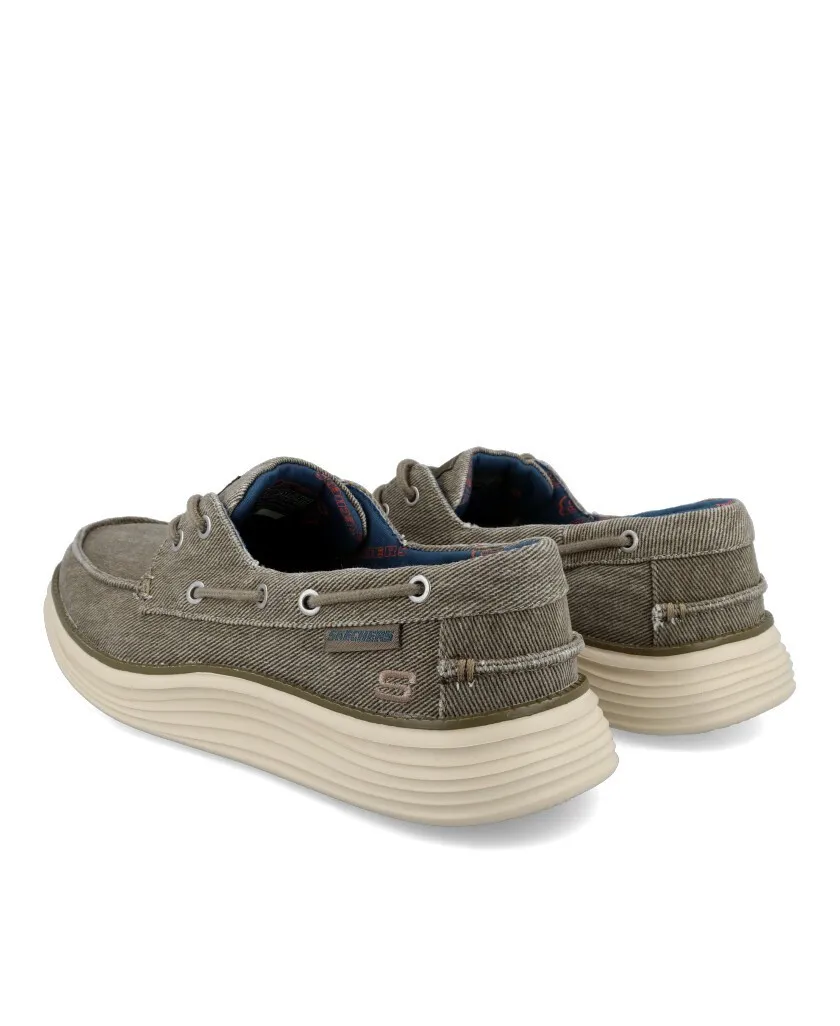 Skechers Status 2.0 Lorano 65908 Canvas boat shoe