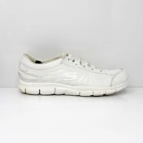 Skechers Womens Work Eldred Dewey SR 76564 White Running Shoes Sneakers Size 11