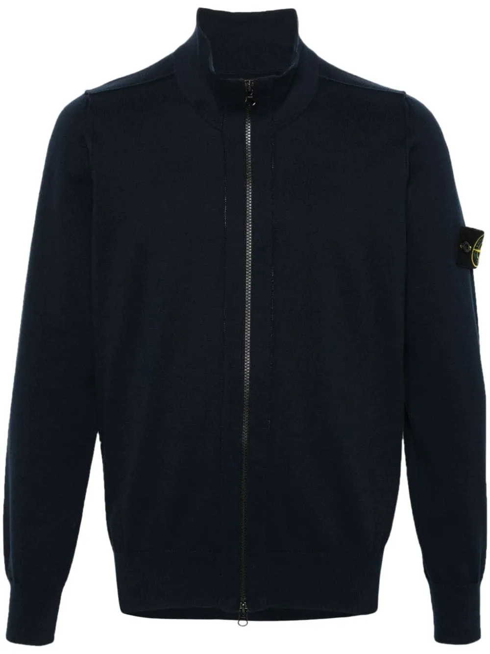 Stone Island - Sweat zippé navy 63160 ‘OLD’ TREATMENT