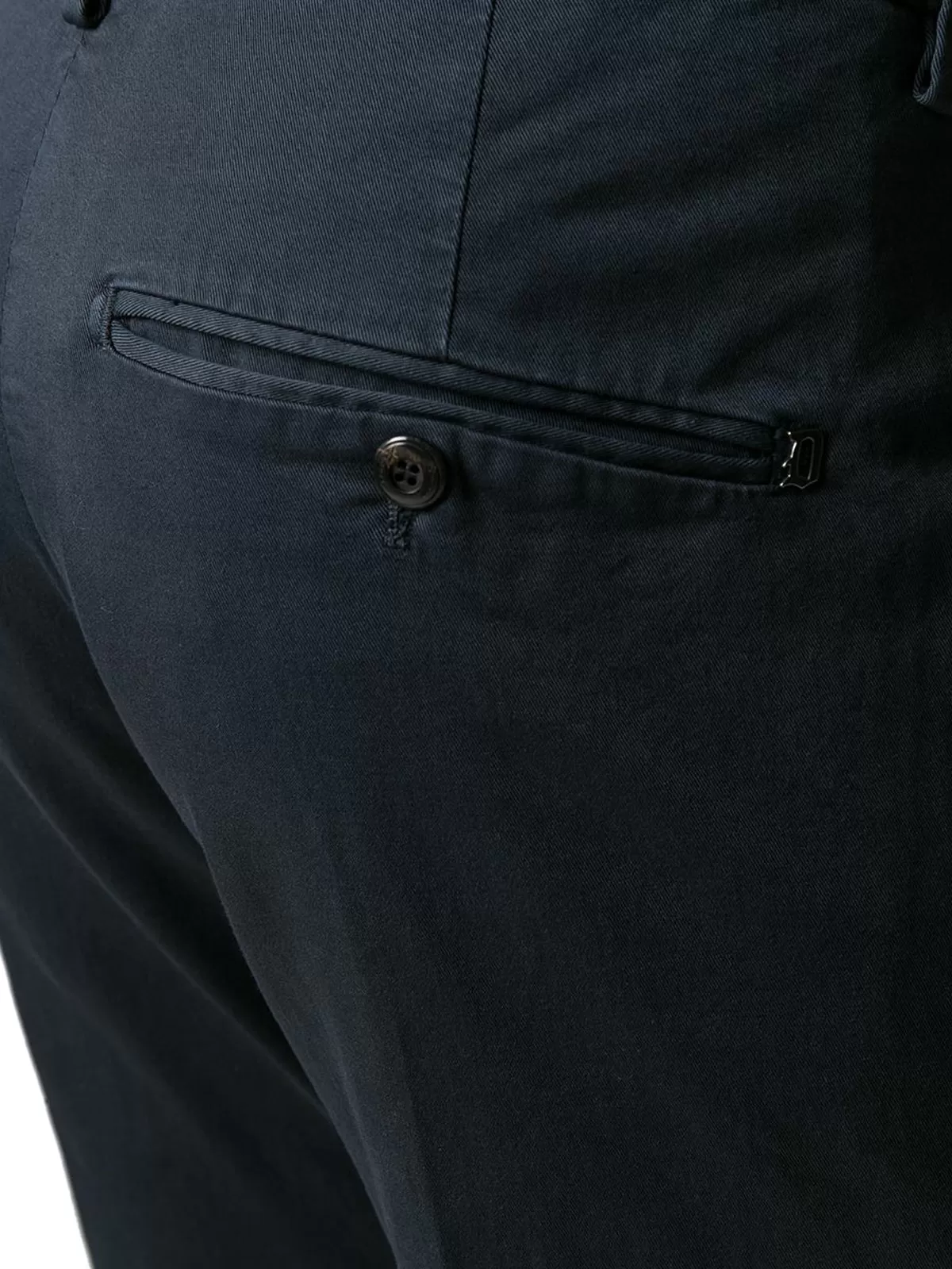 straight-leg cotton chinos