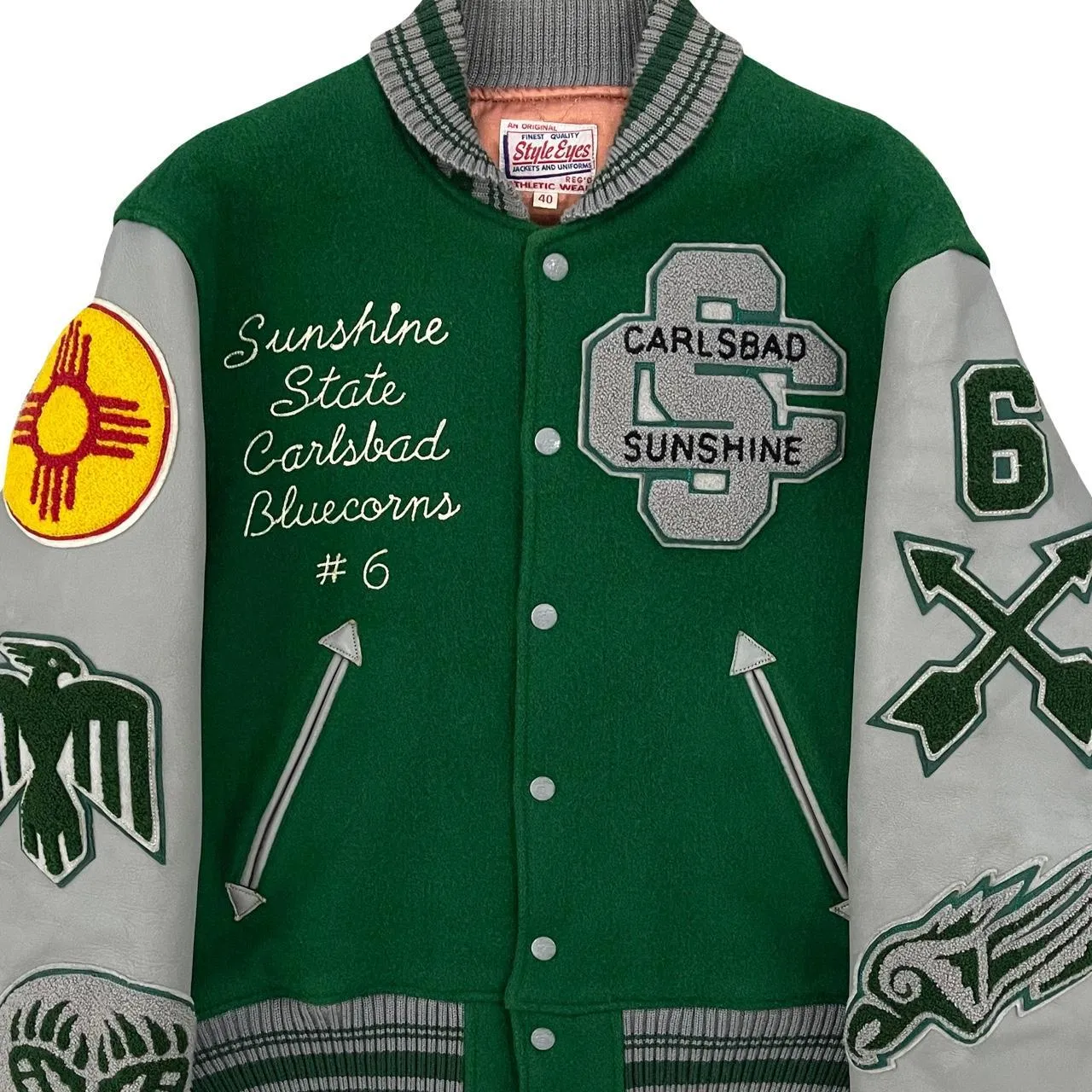 Style Eyes Varsity Jacket