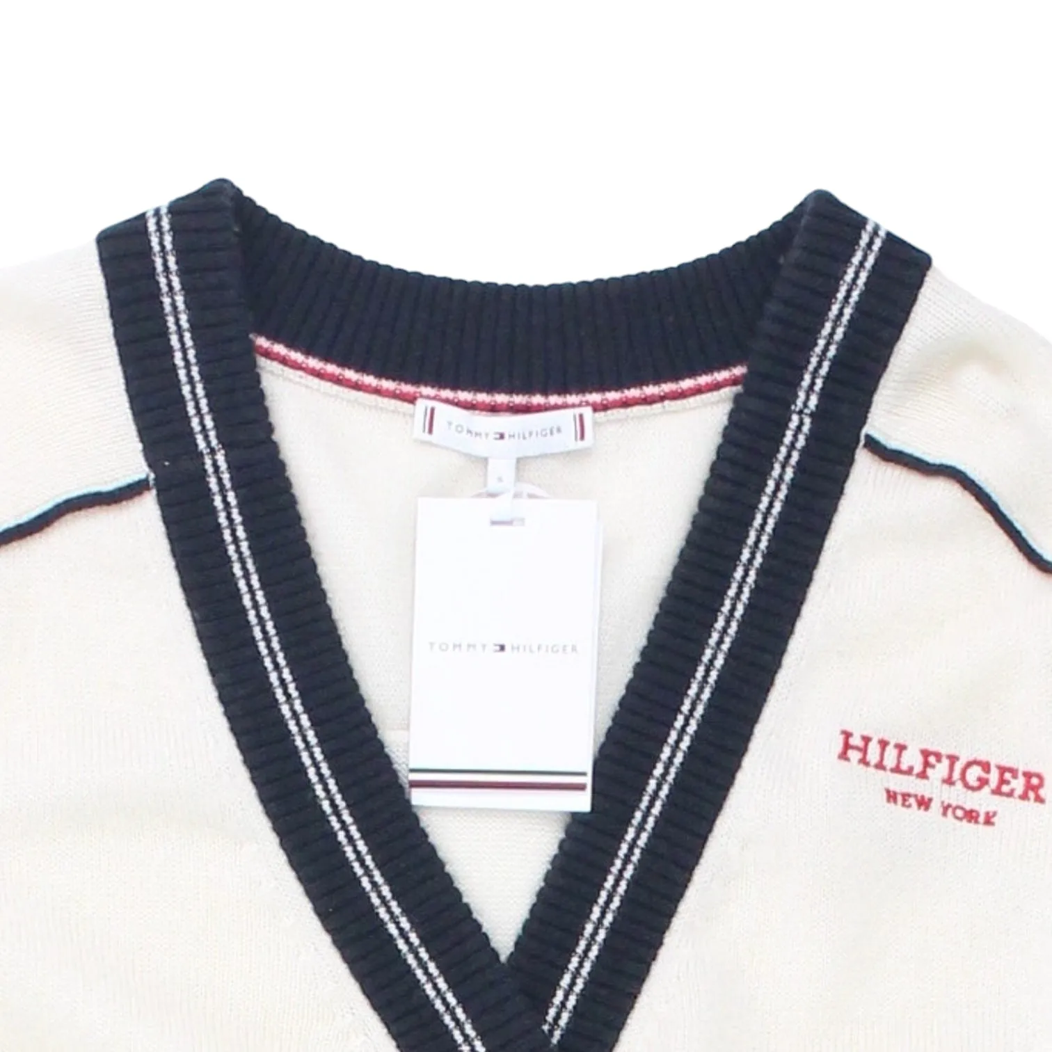 Tommy Hilfiger Cream Monotype Cardigan