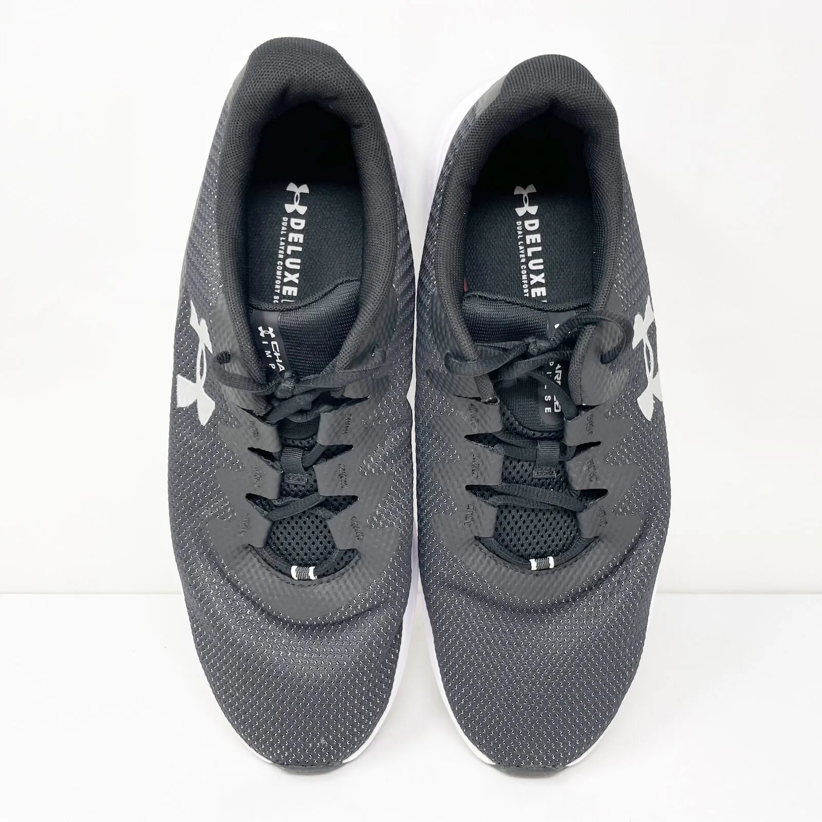 Under Armour Mens Charged Impulse 3 3025421-001 Black Running Shoes Sneakers 13