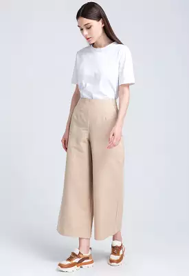 Wide Leg Straight Cut Culottes