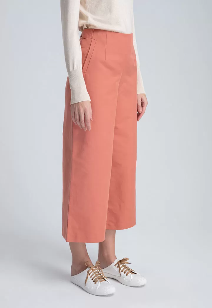 Wide Leg Straight Cut Culottes