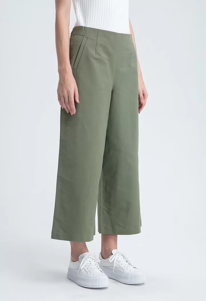 Wide Leg Straight Cut Culottes