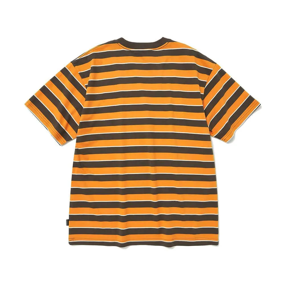 WKNDRS  |Crew Neck Stripes Unisex Street Style Cotton Short Sleeves