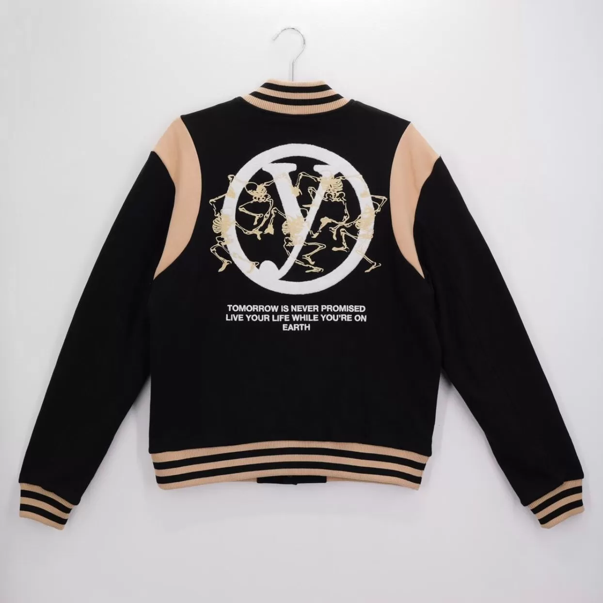 Yesterday Is Dead Take Care Fleece Varsity Jacket