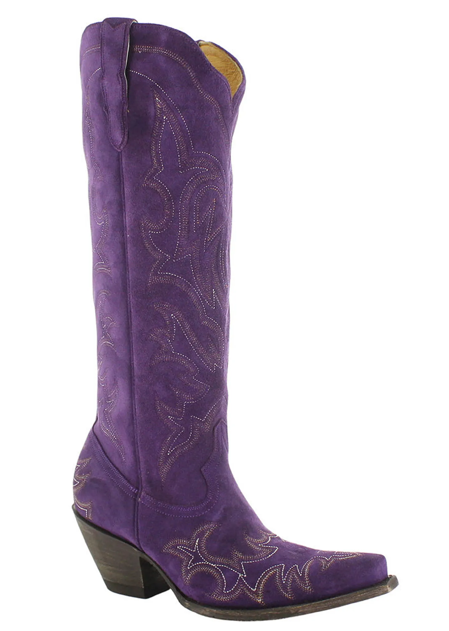 Yippee by Old Gringo Adelicia Suede Purple YL638-3