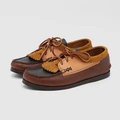 Yuketen Blucher Moc Toe Shoe with Kiltie